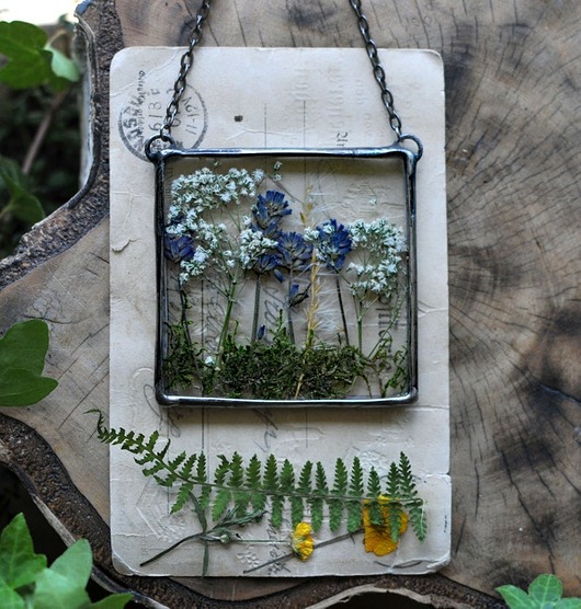 Ozdoby na ścianę Dekor kompozycja z lawendą