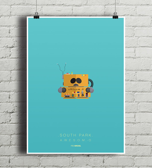 Plakat South Park - AWESOM-O  minimalmill