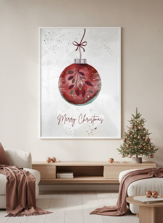 plakaty Plakat Christmas bauble