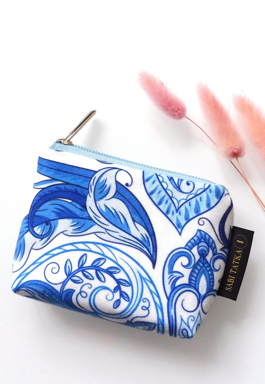 portfele damskie Portfel card holder z weluru Cairo