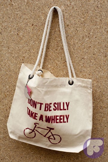 Torba bawełniana - DON'T BE SILLY, TAKE A WHEELY Flavor
