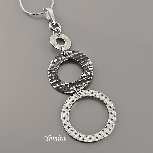 silver trio exclusive - wisior + łańcuszek yamira