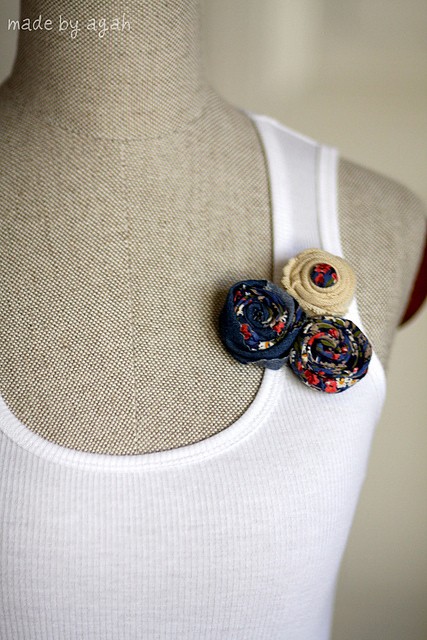 Midnight Meadow Rosette  made by agah
