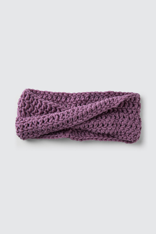 Opaska z węzłem z wełny merynosa handmade HisOutfit