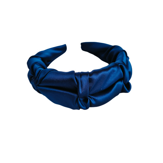 opaski do włosów Jedwabna opaska do włosów opaska na włosy tajemnicza noc SILK RUFFLE