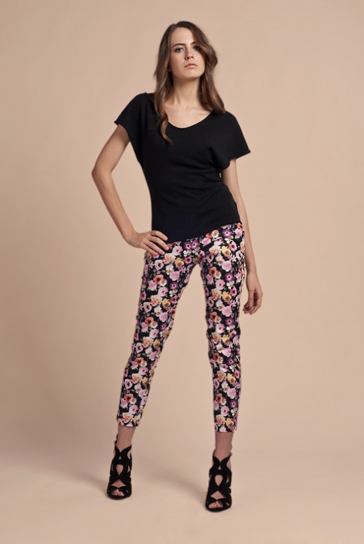 Butterflies shirt, bluzka BLU101 czarna Lanti