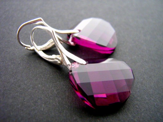kryształ Swarovski ametystowy Lahovska
