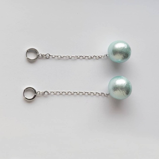 kolczyki z kamieniami Kolczyki OKRĄG