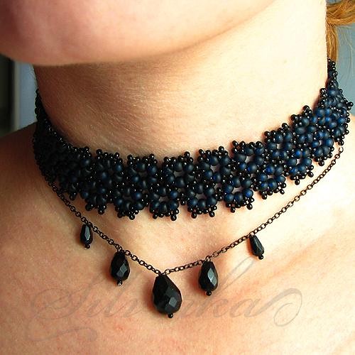 Gothic-blue&black Silverka