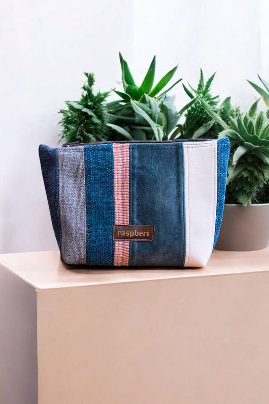 kosmetyczki Patchworkowa kolorowa kosmetyczka MAXI