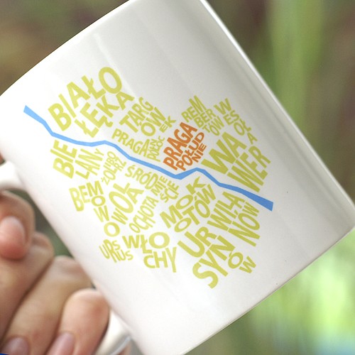 Warszawski jasnozielony dzielnica ONE MUG A DAY