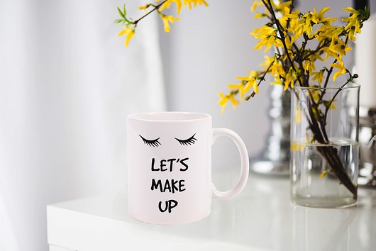 Kubek z nadrukiem -Let's make up AllbagAllprints