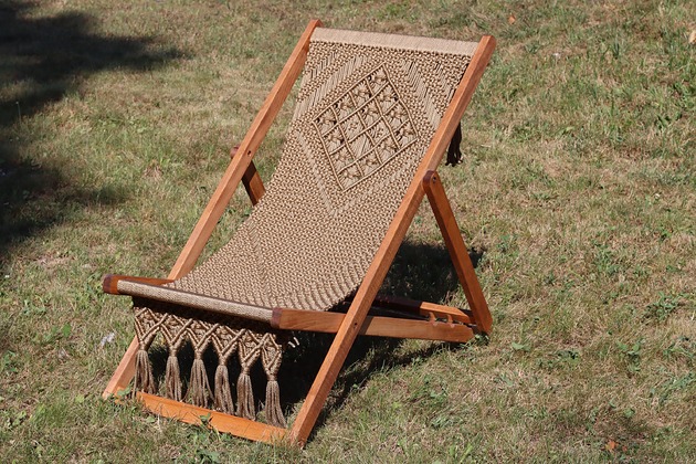 meble - inne Leżak ogrodowy