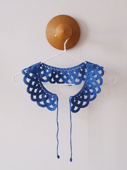 naszyjniki - inne Szydełkowy kołnierzyk