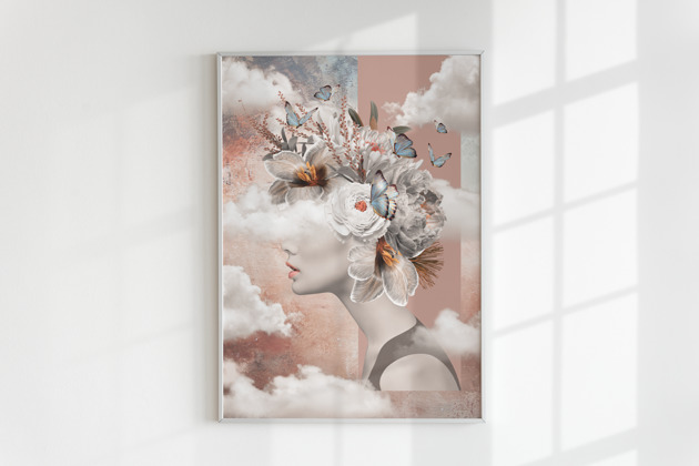 plakaty Plakat KWIETNIK (kolaż)
