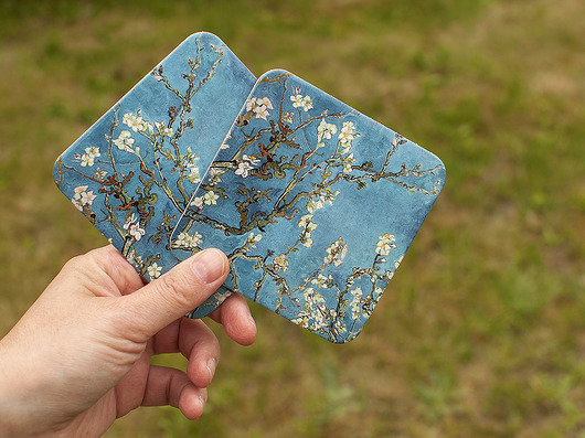 Zestaw 4 małych podkładek pod kubki - van Gogh Vivalarte