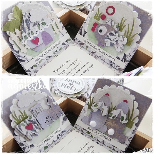 kartki scrapbooking Prezent z k(L)asą ;) x2