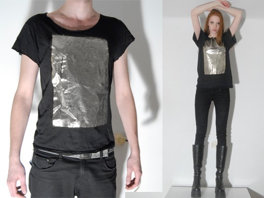 silver rozmiar s ODIO TEES