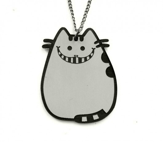 Naszyjnik cheshire cat pusheen the cat Kraina czaru