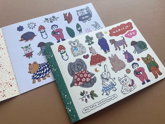 naklejki dla dzieci Zestaw 100 naklejek 