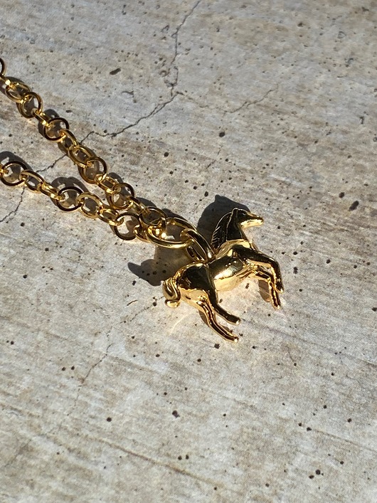złote naszyjniki Naszyjnik horse