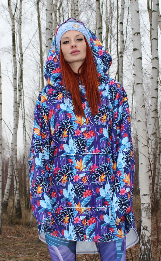 Kangoo hoodie flowers EVOKAII
