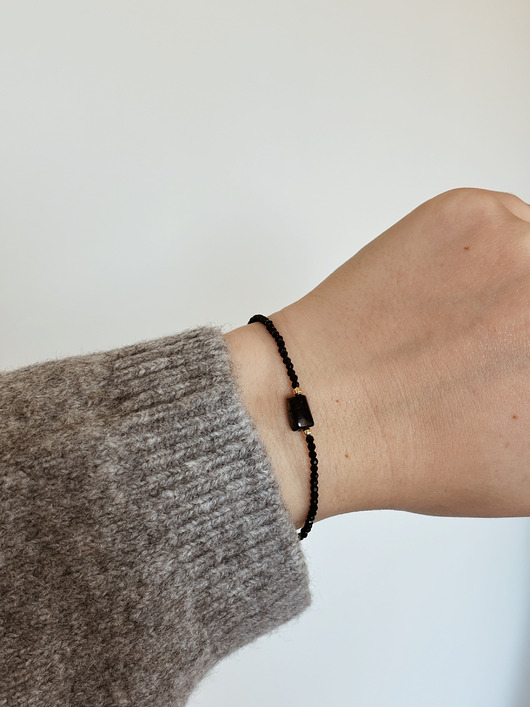 bransoletki z kamieni naturalnych Bransoletka Onyks i Turmalin