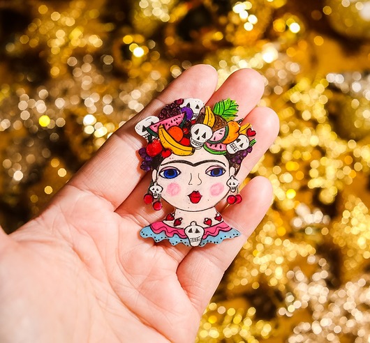 broszki Broszka Frida owocowa