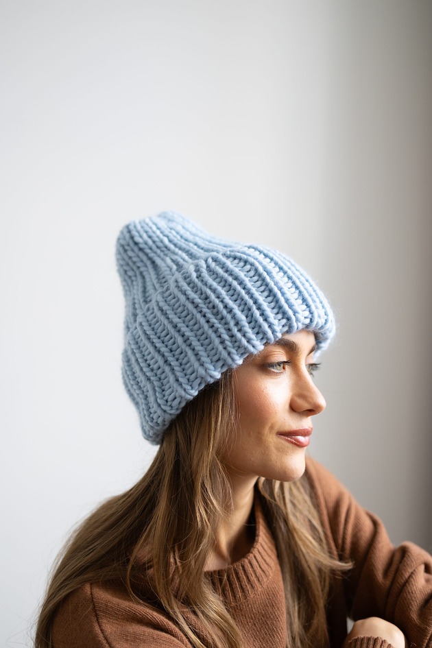 czapki damskie Czapka Peruvian 2.0 błękitna