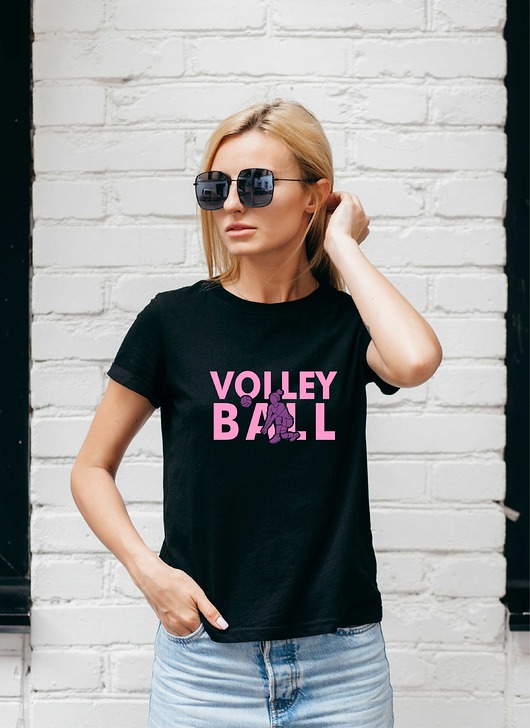 Koszulka damska organiczna VolleyBALL ART ORGANIC