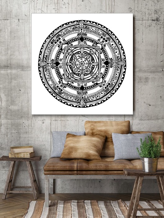 Mandala 50x50cm Malgorzata Domanska