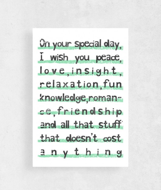 Kartka urodzinowa | A5 | On your special day(..) wejustlikeprints