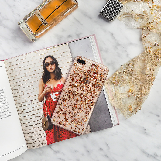 Noble Flakes Rose Gold  Etui na telefon Unberry