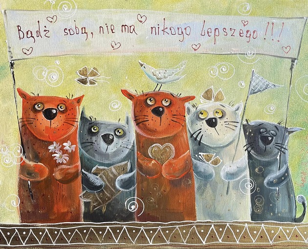 obrazy Bądź sobą, nie ma nikogo lepszego!. Giclee