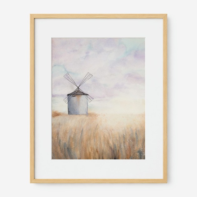 obrazy Oryginalna akwarela.  Stary młyn A3