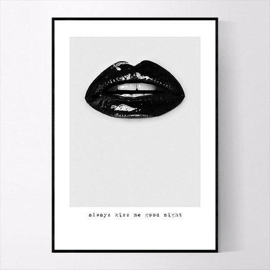 Plakat LIPS 21x30 CM MUKKO