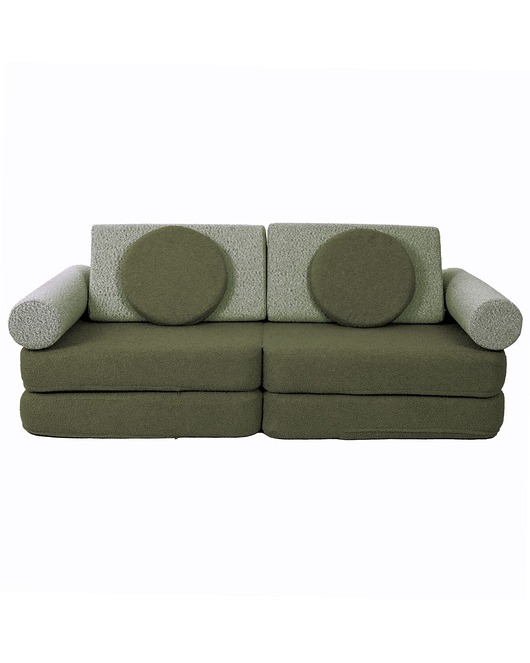 namioty i tipi dla dzieci Sofa modułowa Montessori dla dzieci Zielona