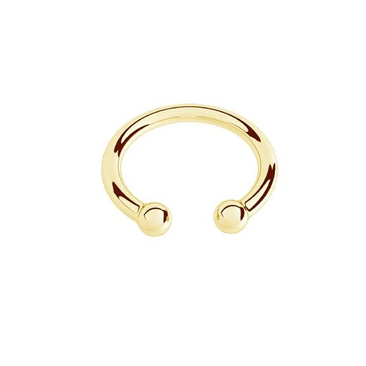 nausznice Nausznica z kulkami 1,8mm  -srebro,złoto,różowe złoto