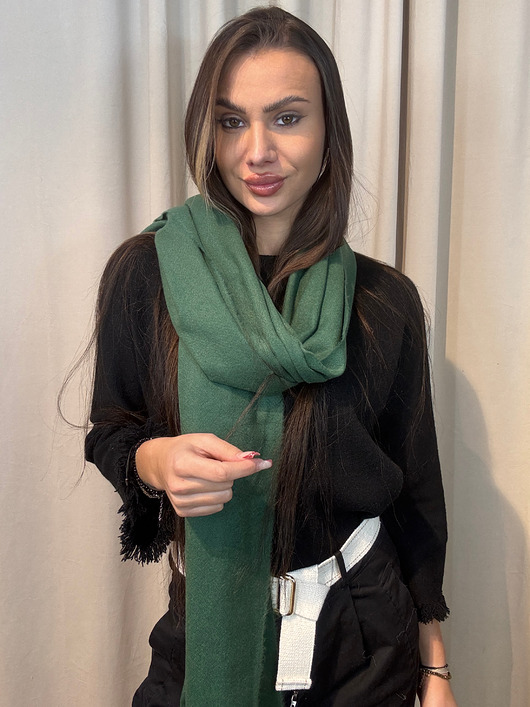 szale damskie Damski szalik Verde Bottiglia