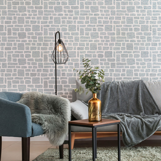 tapety i naklejki ścienne Powtarzalny szablon malarski / STONE WALL