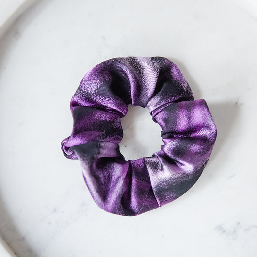 gumki do włosów Gumka z jedwabnego krawata kocie oko