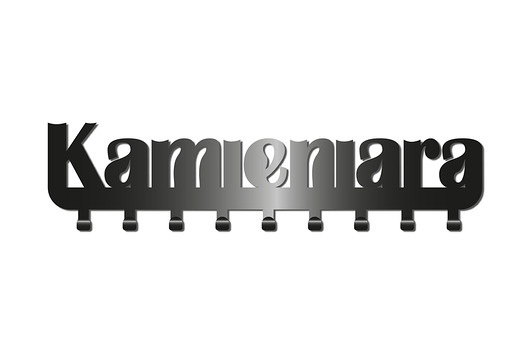 wieszaki Nowoczesny Wieszak Z Kolekcji Simple Napis Kamieniara