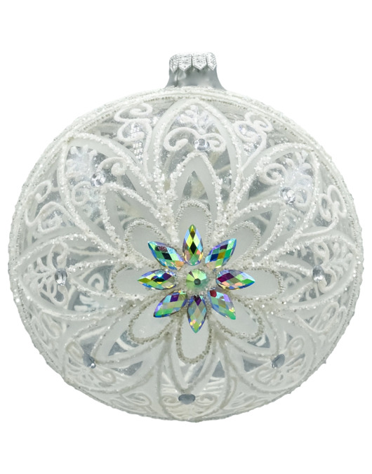ozdoby choinkowe Bombka okrągła: Zimowy Kryształ