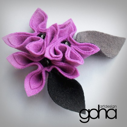 wrzosowa FlowerFelt Design