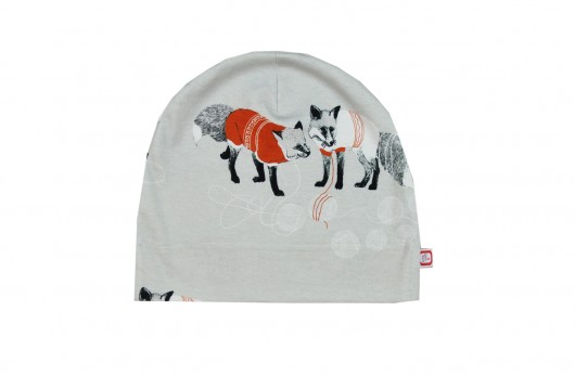 Czapka beanie lisy SAMODOBRO