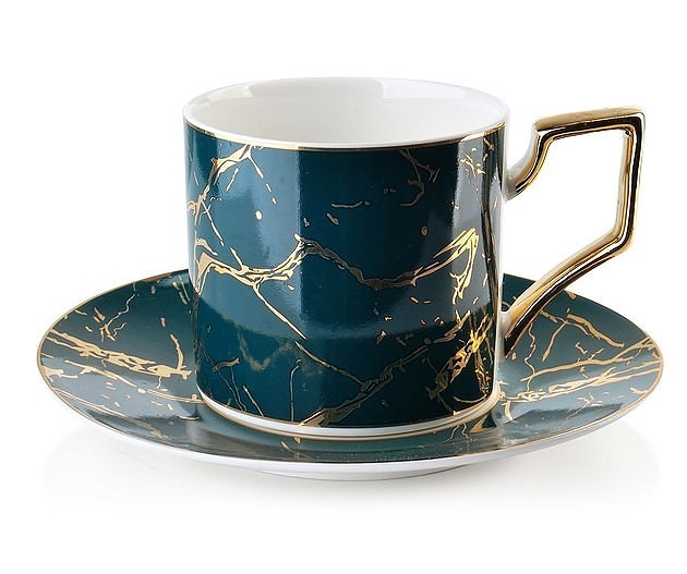 Filiżanka Porcelanowa ze Spodkiem Cristina MIA home