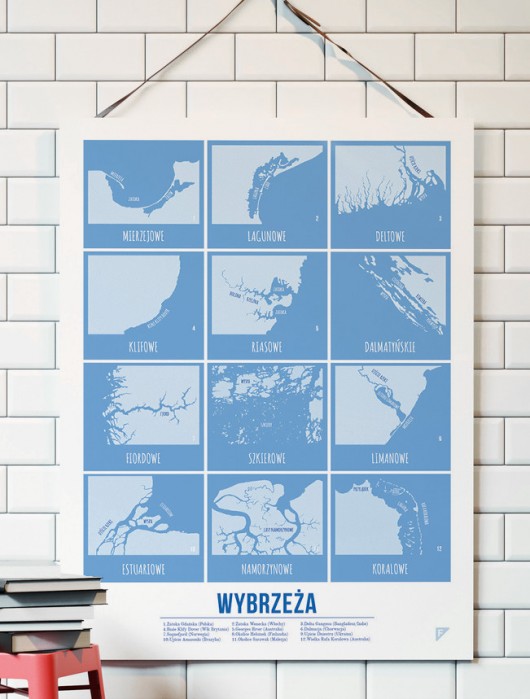 Plakat 30x40 cm - Wybrzeża Follygraph