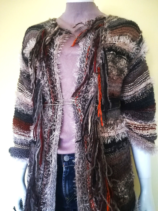 kardigany damskie Unikatowy sweter