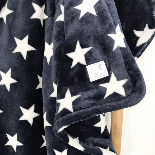 kocyki, kołderki, pościel dla dzieci Kocyk/narzuta polarny w gwiazdki