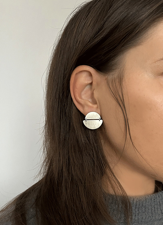 kolczyki srebrne Kolczyki MODERN, srebro 925